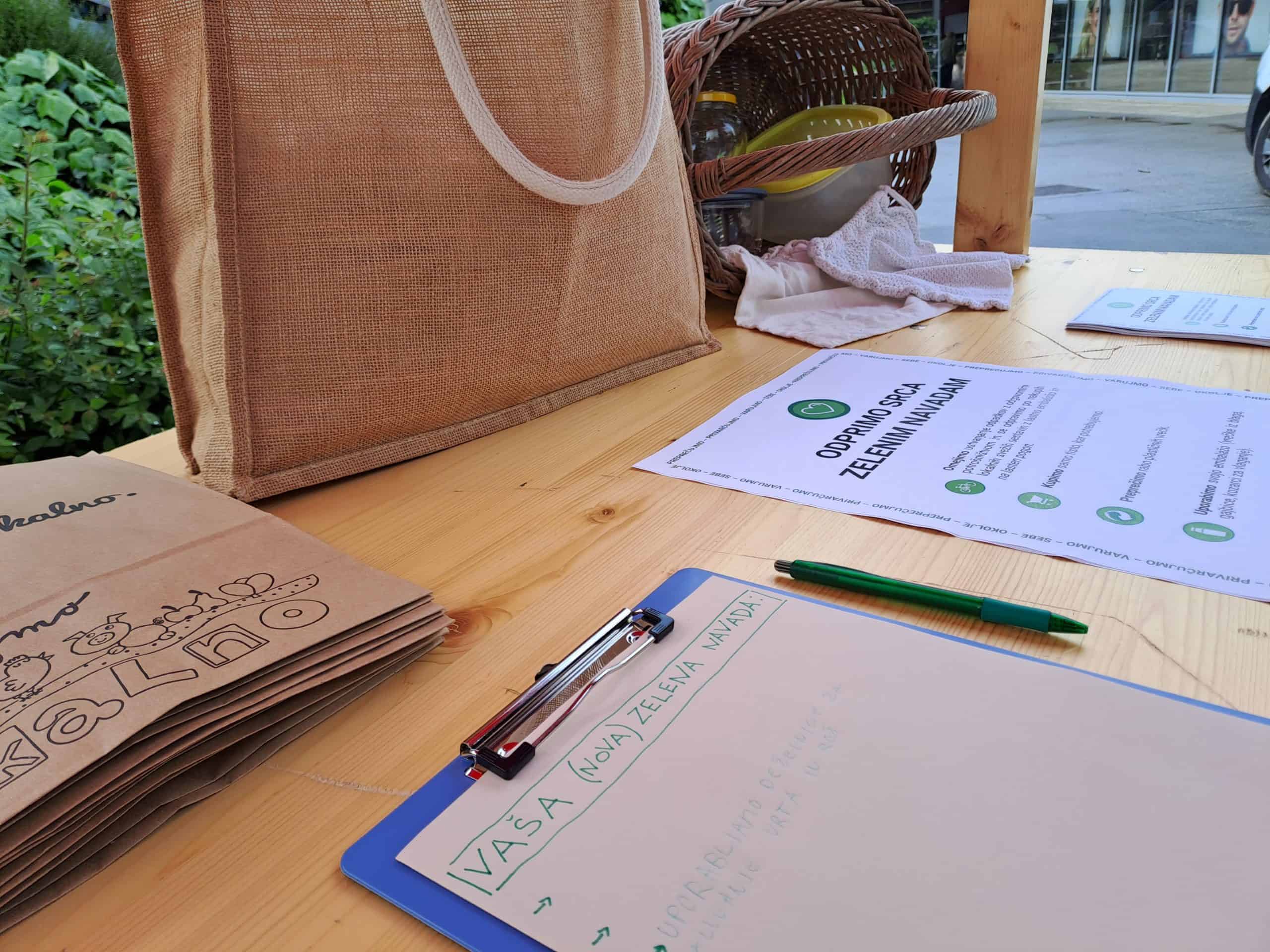 Velenje z roko v roki proti plastiki: Mesto vzpodbuja uporabo trajnostnih materialov