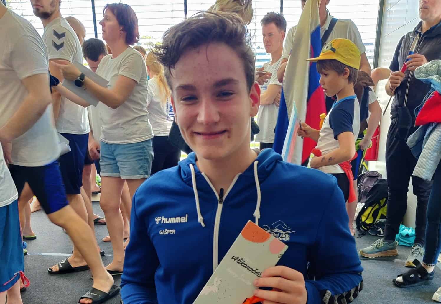 Velenjski paraplavalec Gašper Glušič v ožjem krogu finalistov razpisa 'Mladi upi 2023'