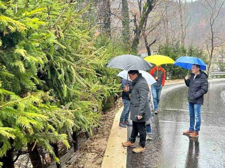 Danes, 13. decembra so bili župan Peter Dermol in ekipa na ogledu infrastrukturnih projektov