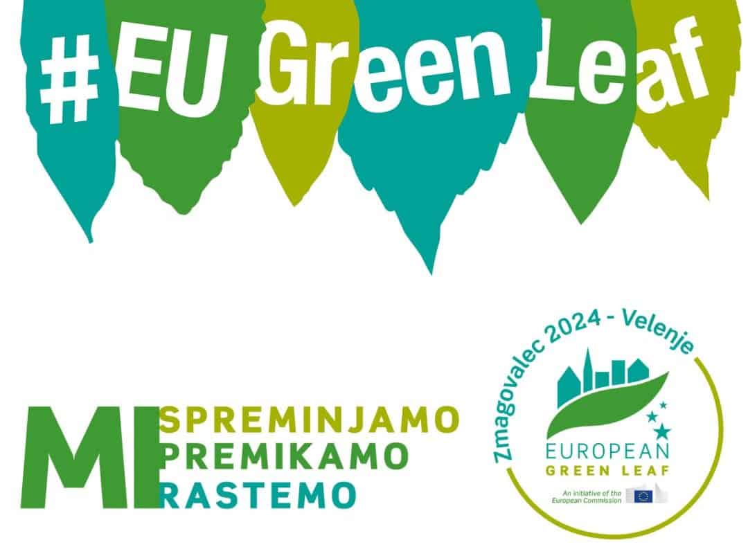Velenje v letu 2024 nosilec naziva zeleni list
