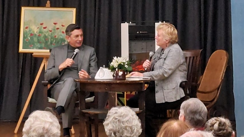 Društvo upokojencev Škale včeraj gostilo Boruta Pahorja