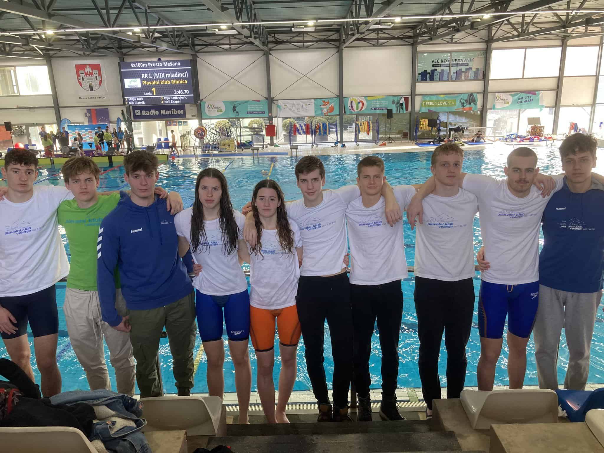 Velenjski plavalci minuli konec tedna blesteli na Državnem prvenstvu v Mariboru