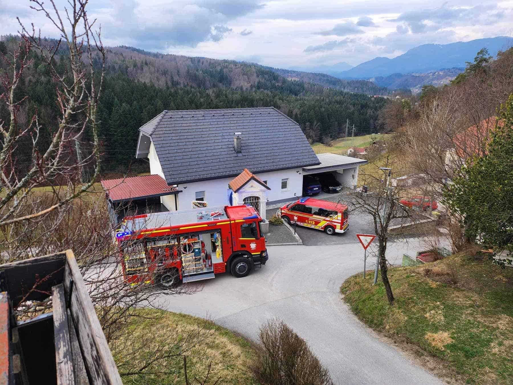 V Podgorju danes zjutraj prišlo do požara