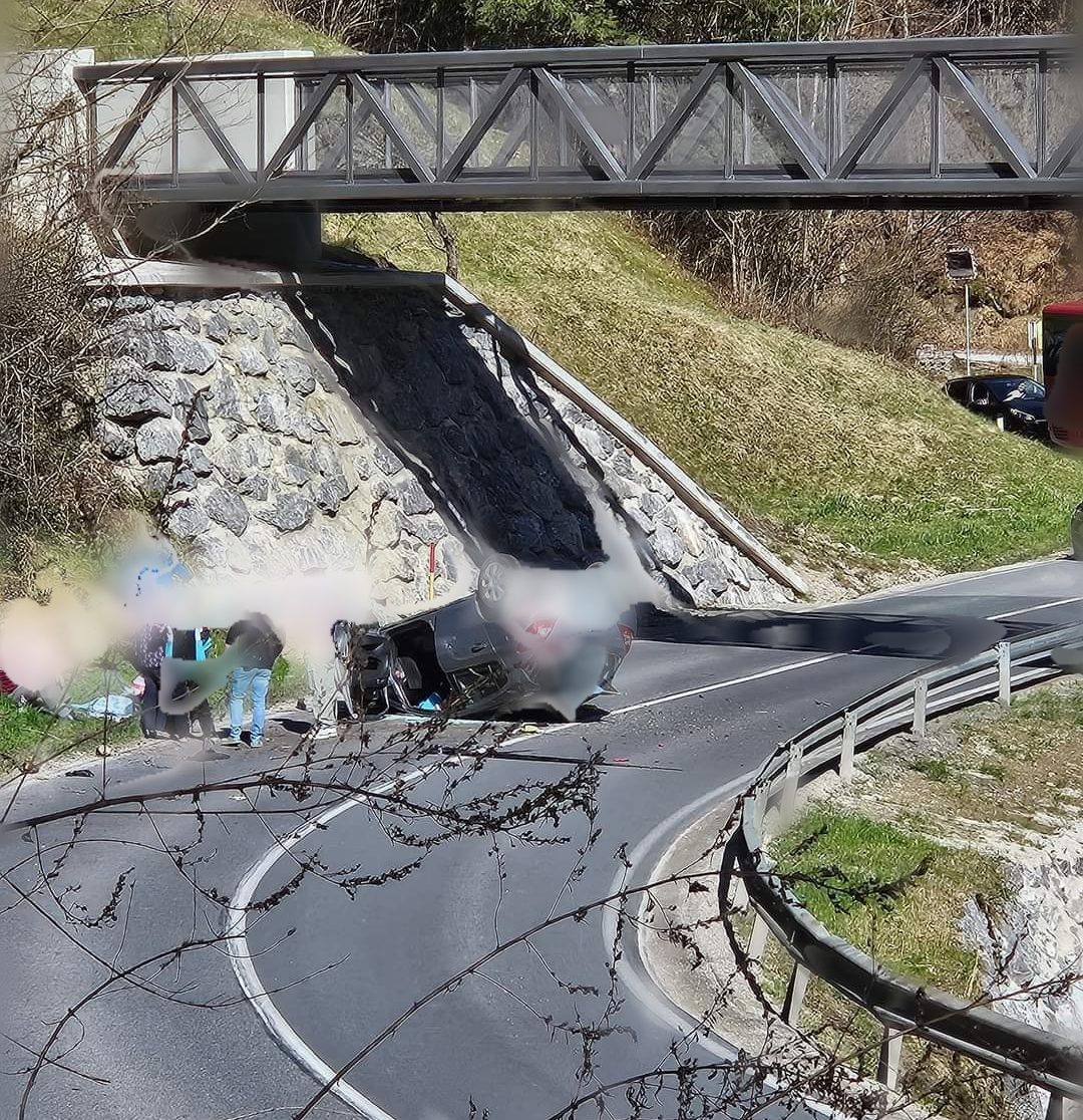 Previdno! V Paki pri Velenju prišlo do prometne nesreče