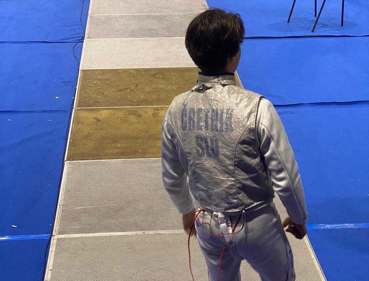 Velenjski sabljač, Leo Čretnik, se je pomeril na Memorijalu Vladimira Mažuranića v Zagrebu