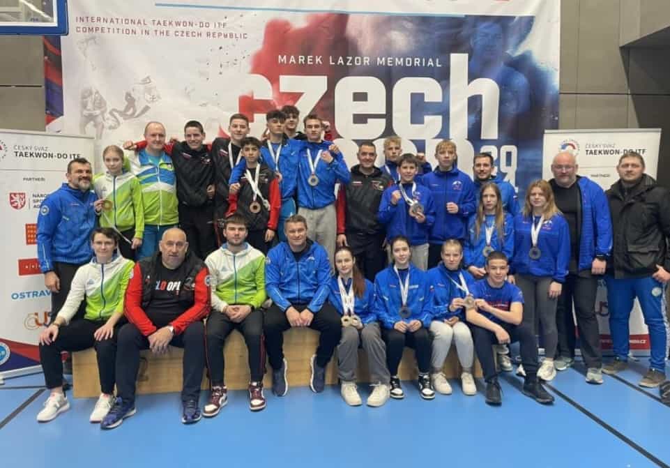 Taekwon-do & Kickboks klub Skala blestel na tekmovanju v Pragi