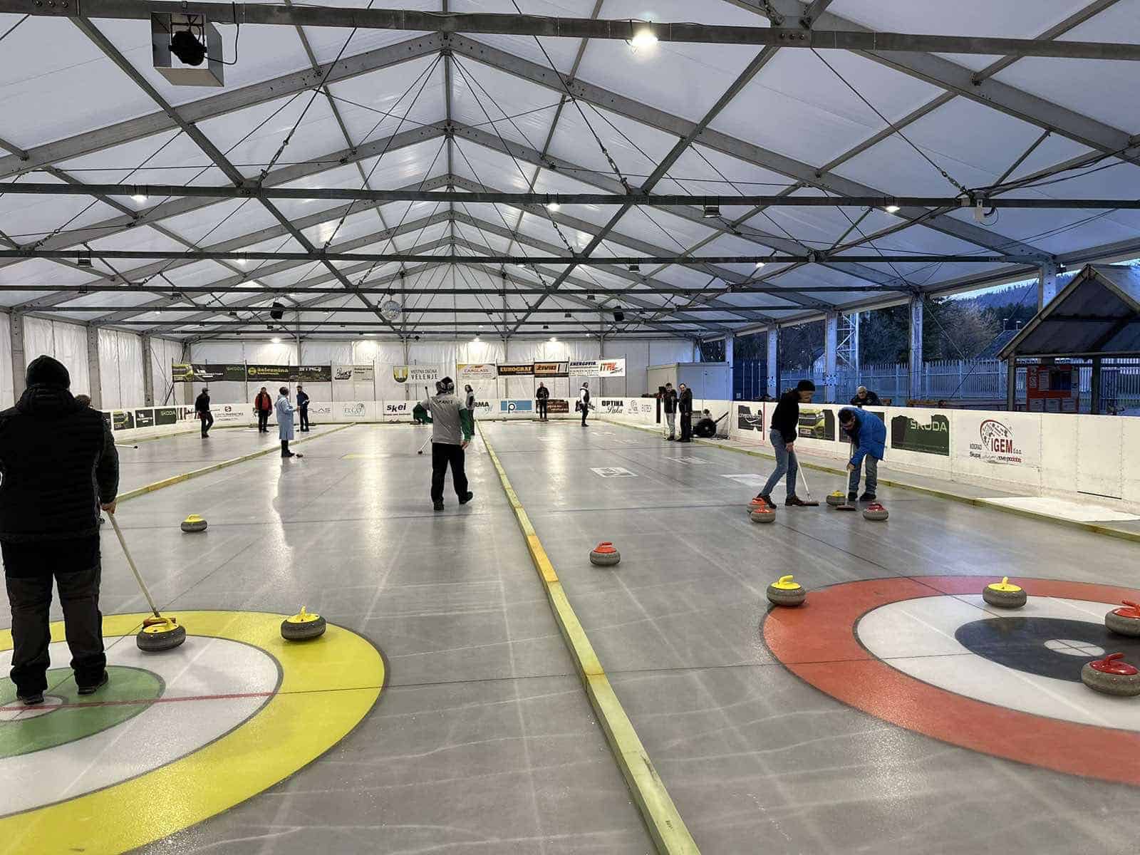 V Velenju ta konec tedna poteka dvodnevni Curling turnir: Velenje open