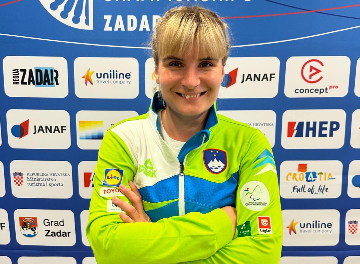 Karateistka Diandra Bekčić je na prvenstvu v Zadru osvojila bron