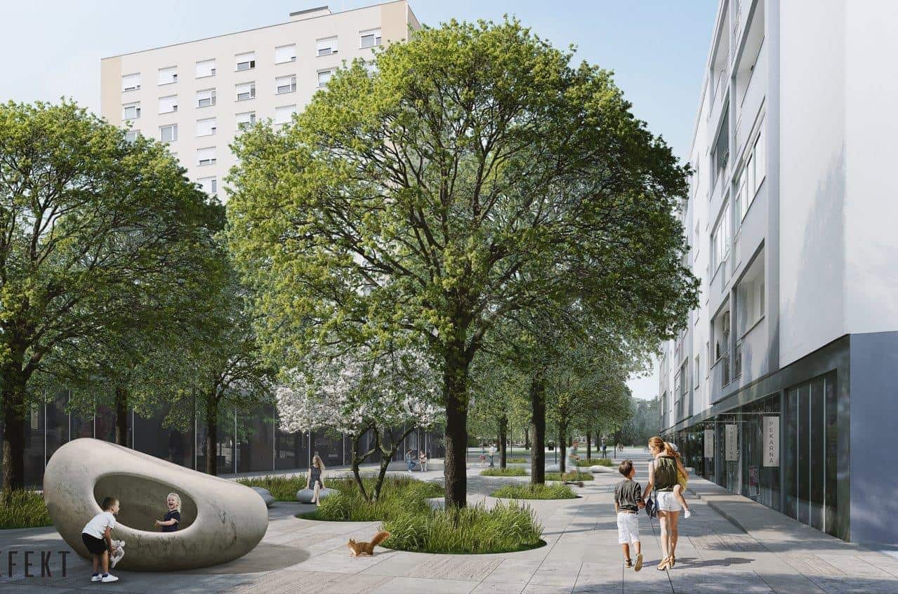 V sklopu projekta Trajnostna mobilnost bo velenjska občina prenovila tudi mestno središče