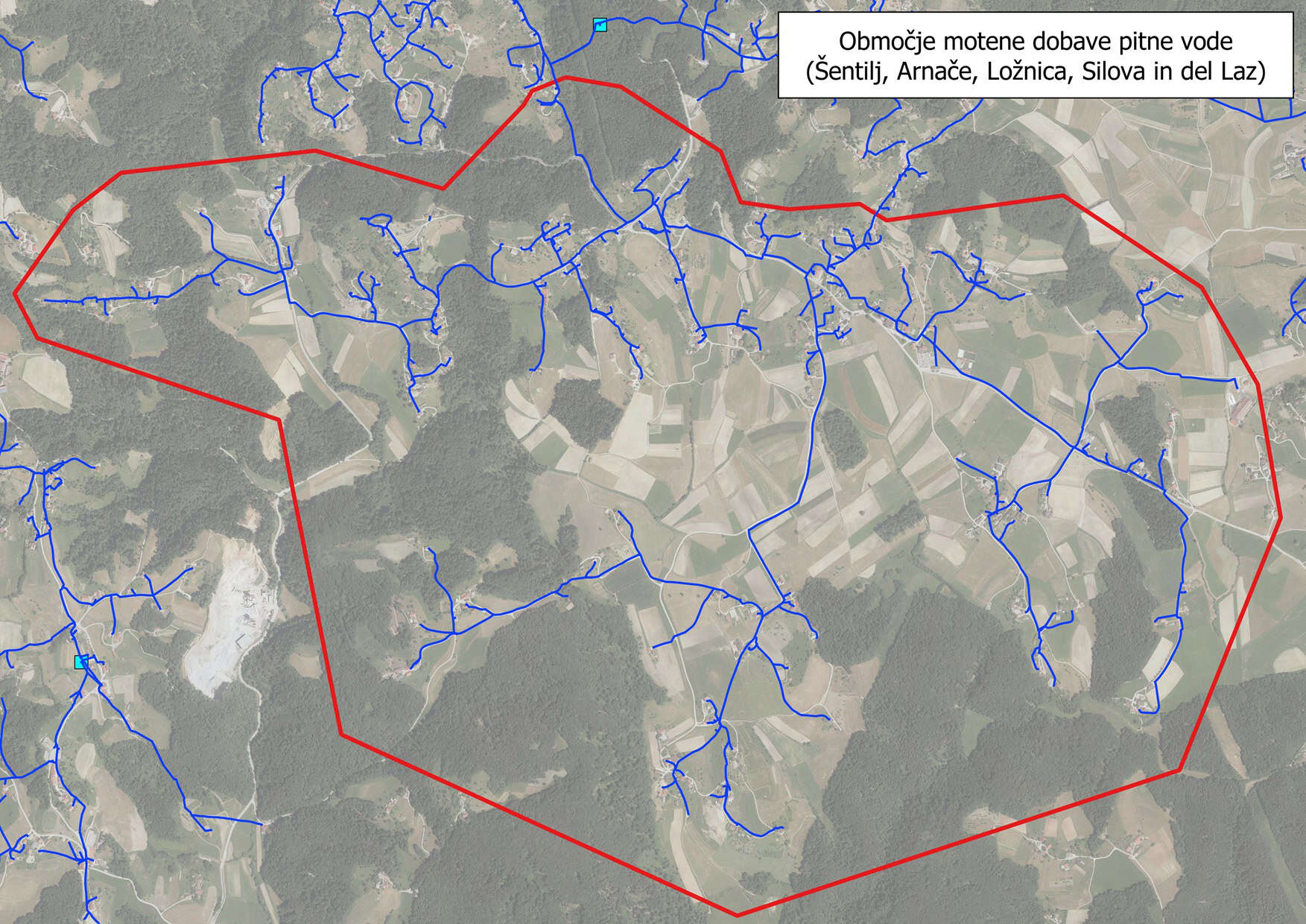 Motnje pri dobavi pitne vode