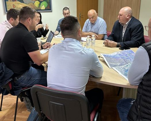 Vodstvo Občine Šoštanj se je včeraj seznanilo potekom del gradnje optičnega omrežja RUNE