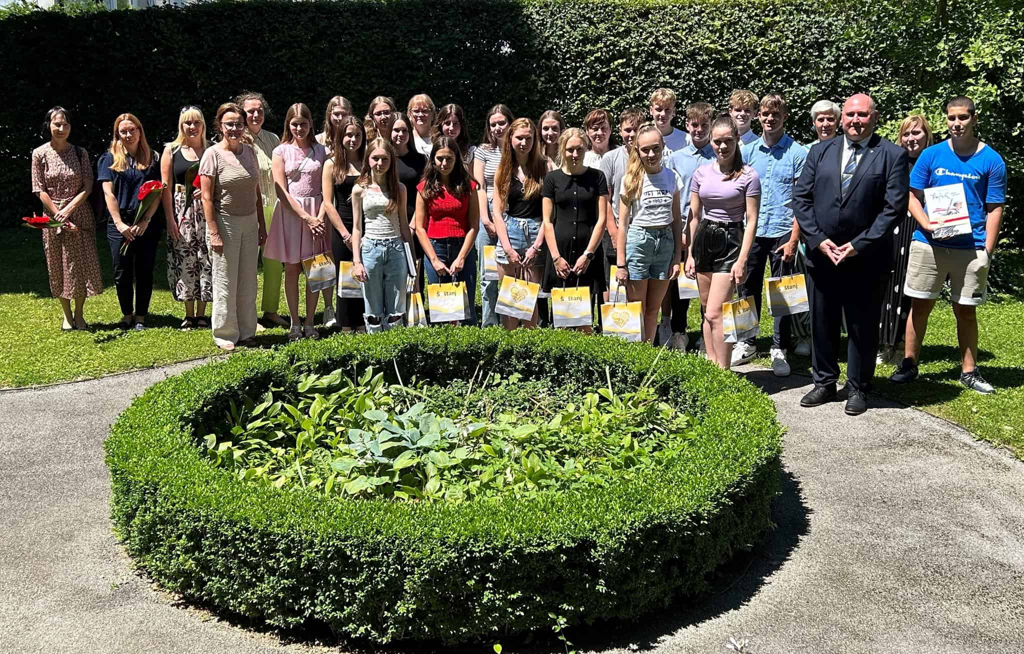 Županov sprejem: v Šoštanju ponosni na 21 učencev, ki so vseh devet let dosegali odličen uspeh