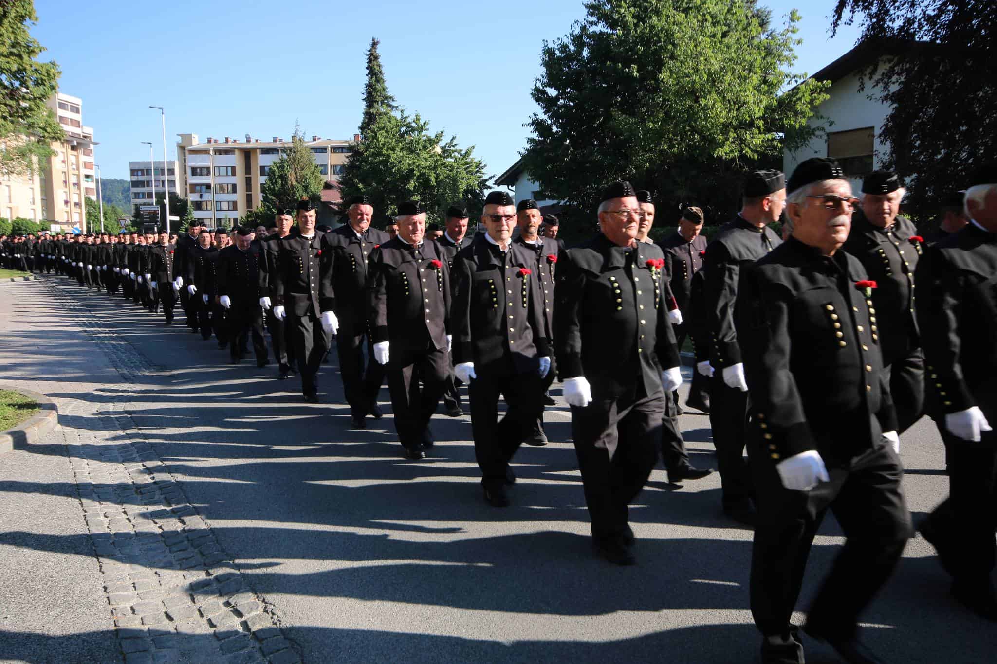 V soboto bodo zaradi rudarske parade začasno zaprte ceste