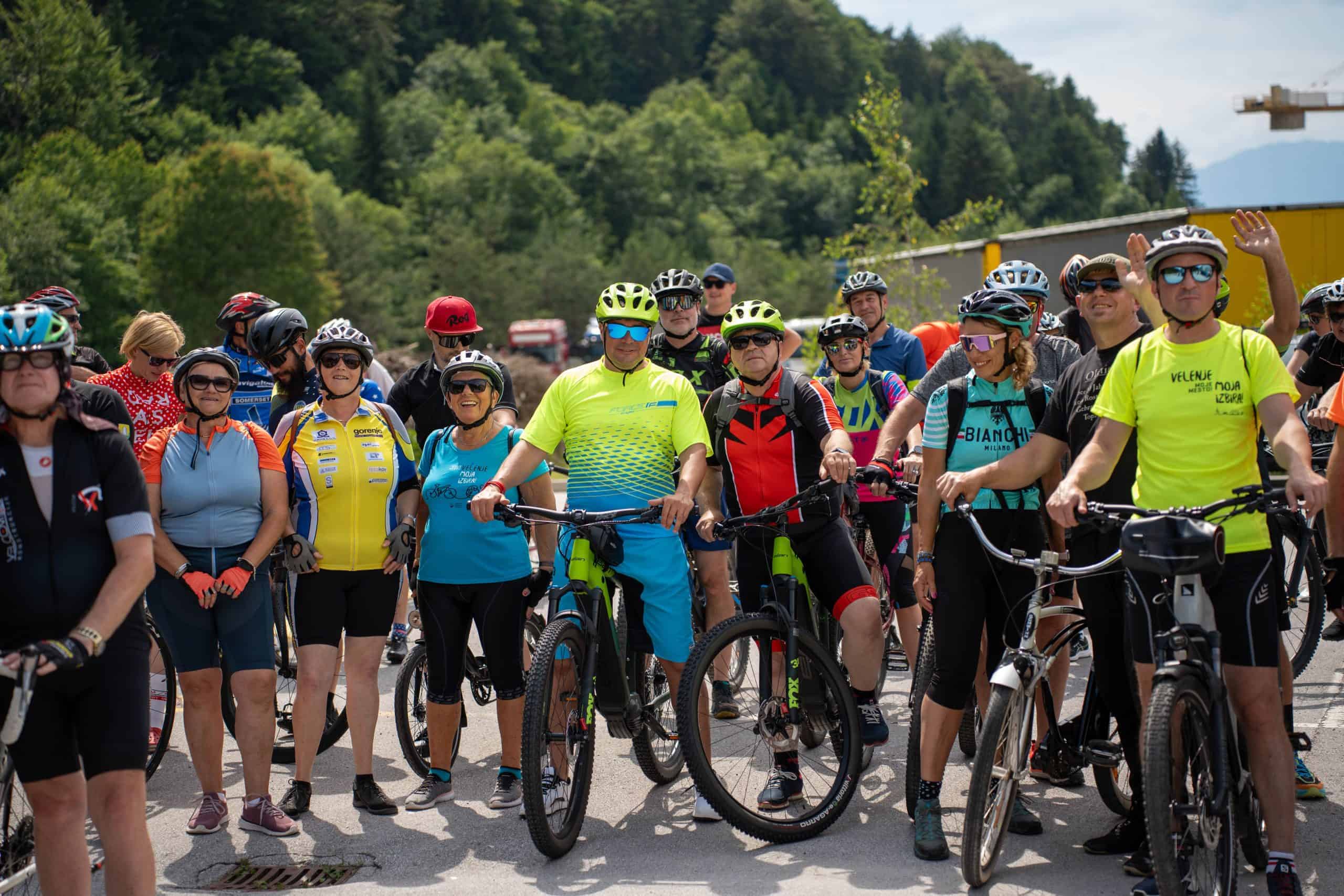 FOTO in VIDEO: Z županoma Mislinje ter Velenja smo se odpravili na kolesarjenje po Štrekni