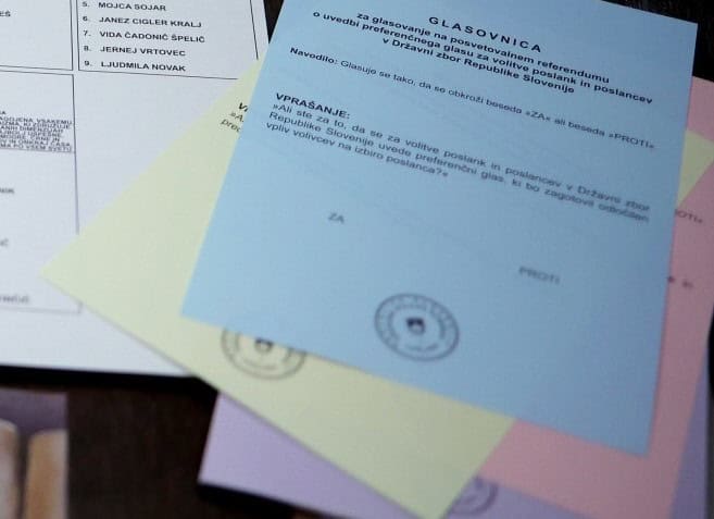 Državni volilni komisiji 3,48 milijona evrov za stroške nedavnih referendumov