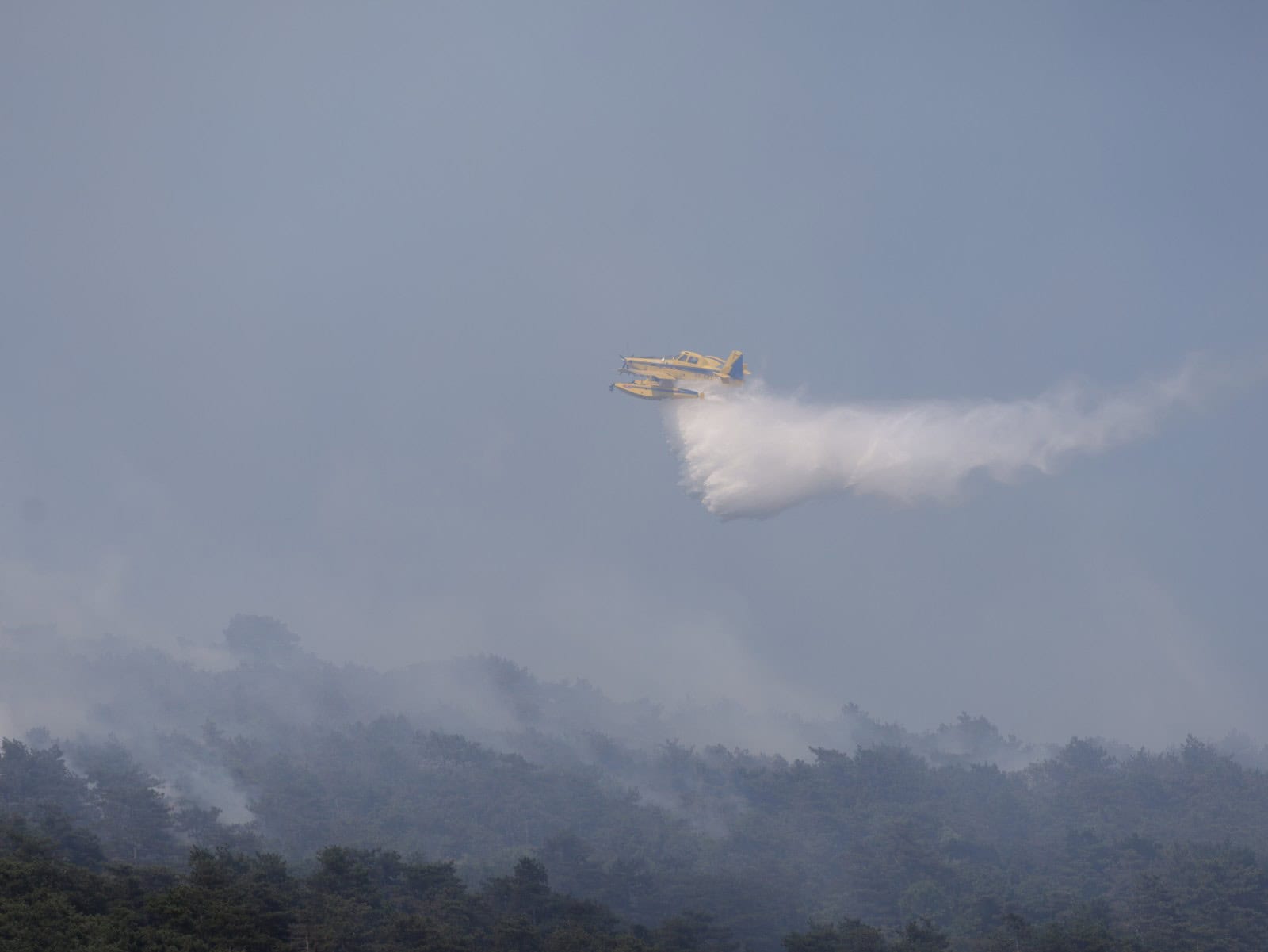 Na Krasu po dveh letih spet večji požar, ki še ni pod nadzorom