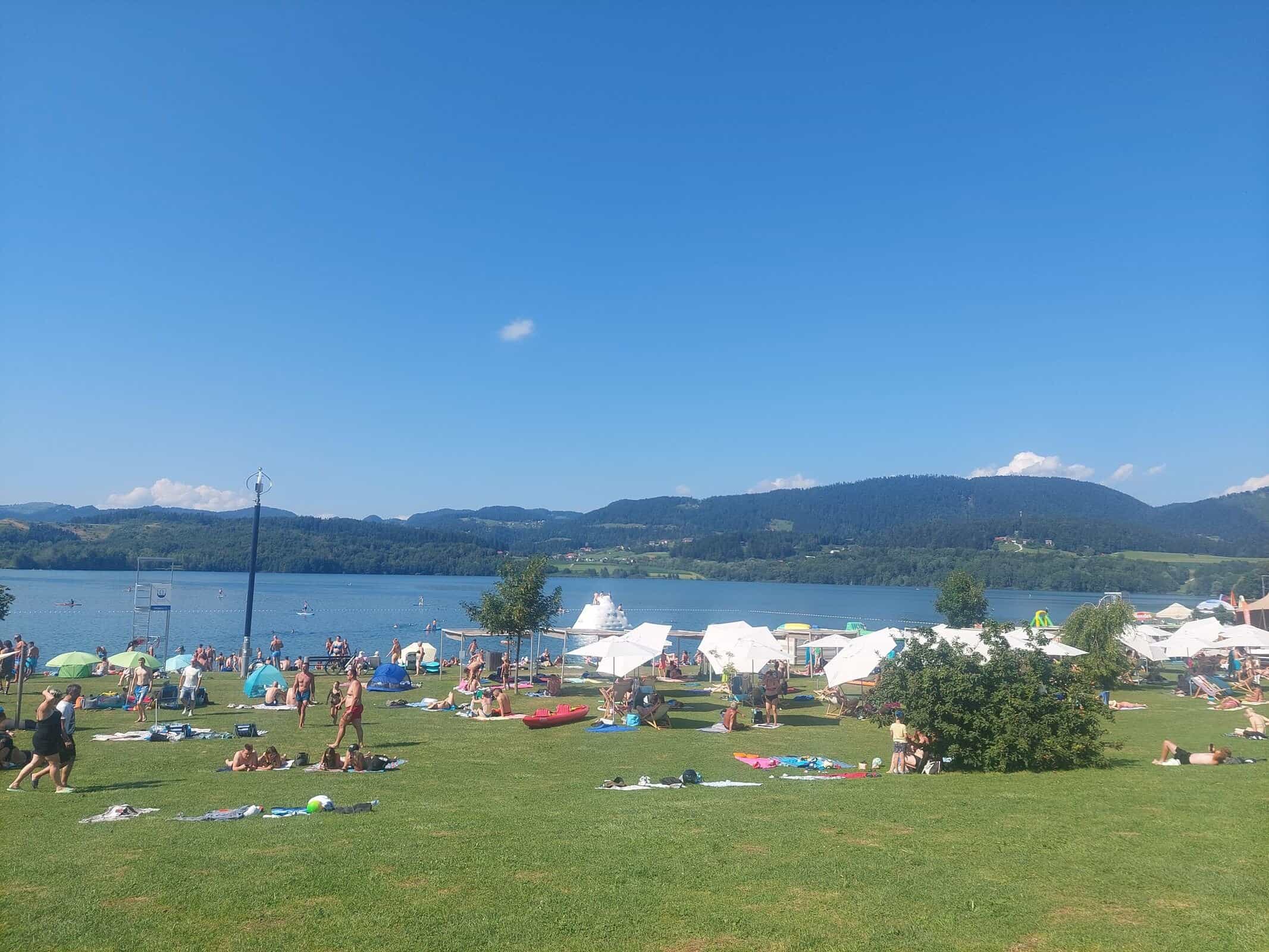 Velenjsko jezero tudi po zadnjih meritvah primerno za kopanje