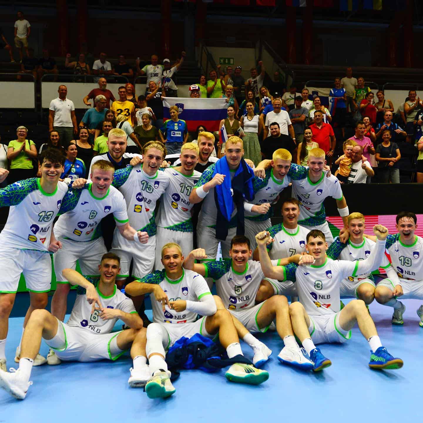 Slovenski rokometaši na EP do 20 let do dveh zmag, jutri proti Dancem