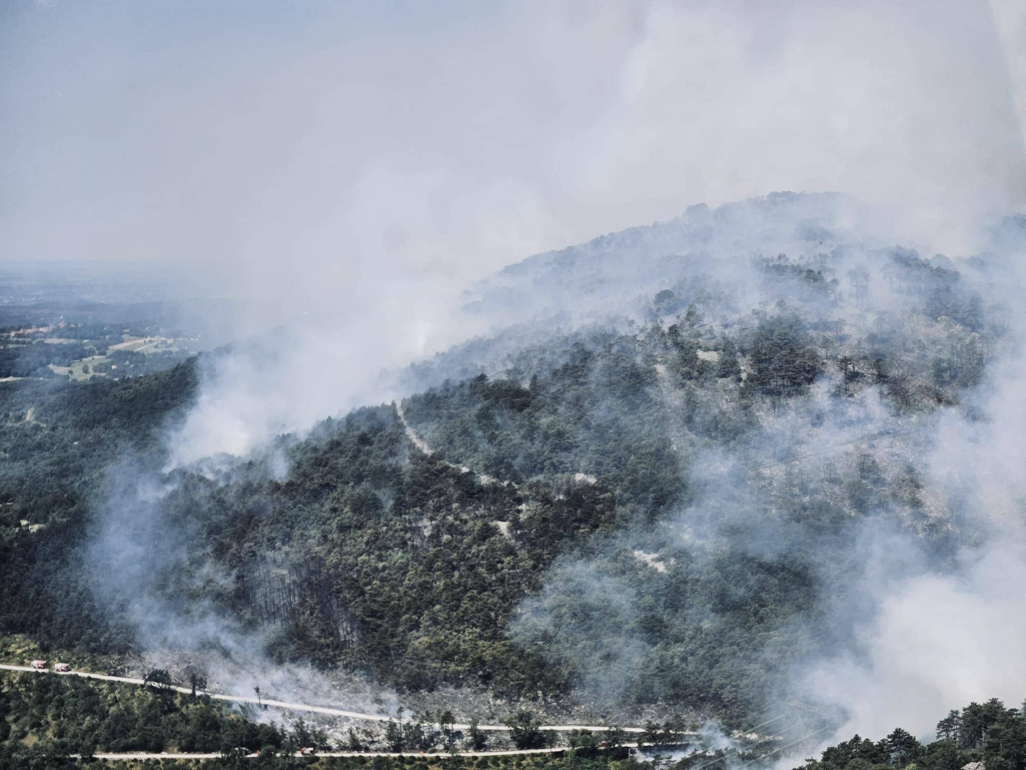 Požar na Krasu pod nadzorom