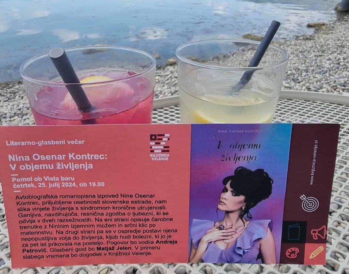 Danes na pomolu ob Visti: pogovor z Nino Osenar Kotrenc