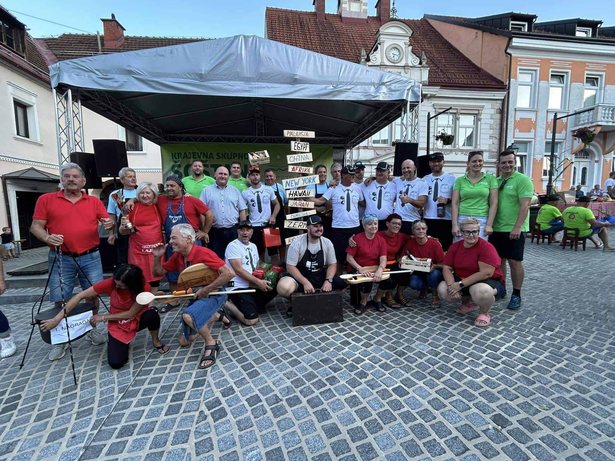 Golažijada 2024: V Šoštanju včeraj zadišalo po golažu, med tekmovalci izstopali Lajšani