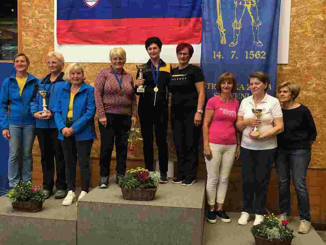 Državni prvaki: Veterani in veteranke SD Mrož  nizali uspehe na Državnem prvenstvu v Ljubljani