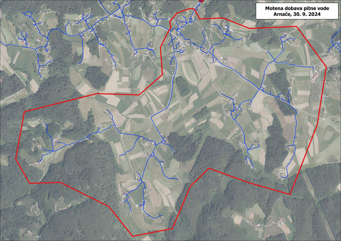 Motena dobava pitne vode - Arnače, Silova, Laze, Andraž nad Polzelo