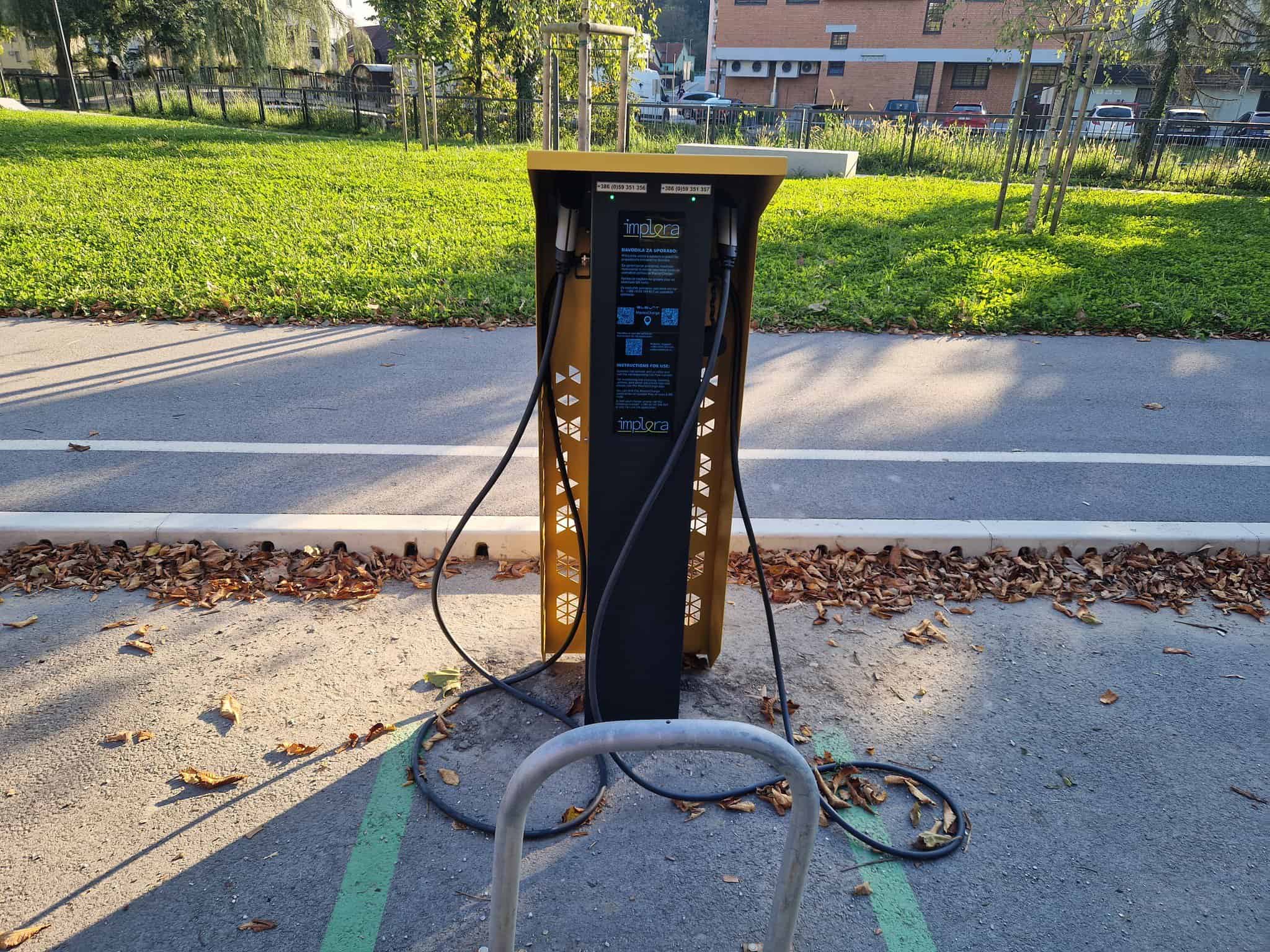 Občina Šoštanj nadgradila obstoječi polnilnici za električna vozila