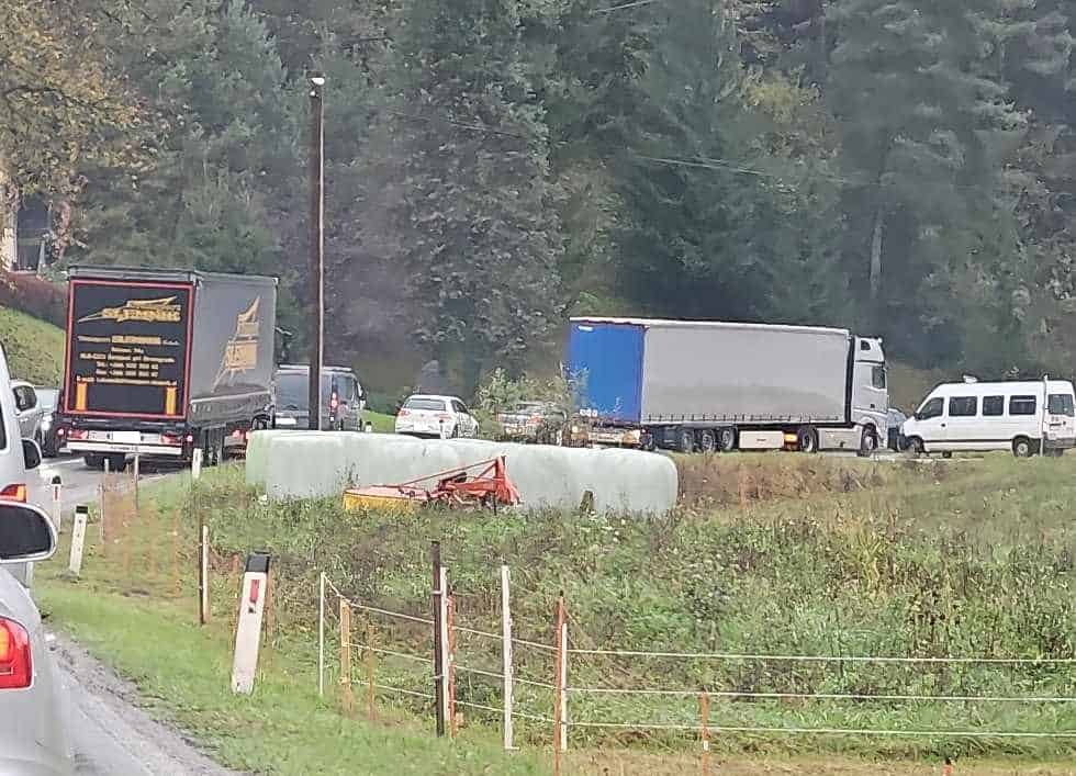 Obvestilo: Prišlo je do prometne nesreče v Paki pri Velenju