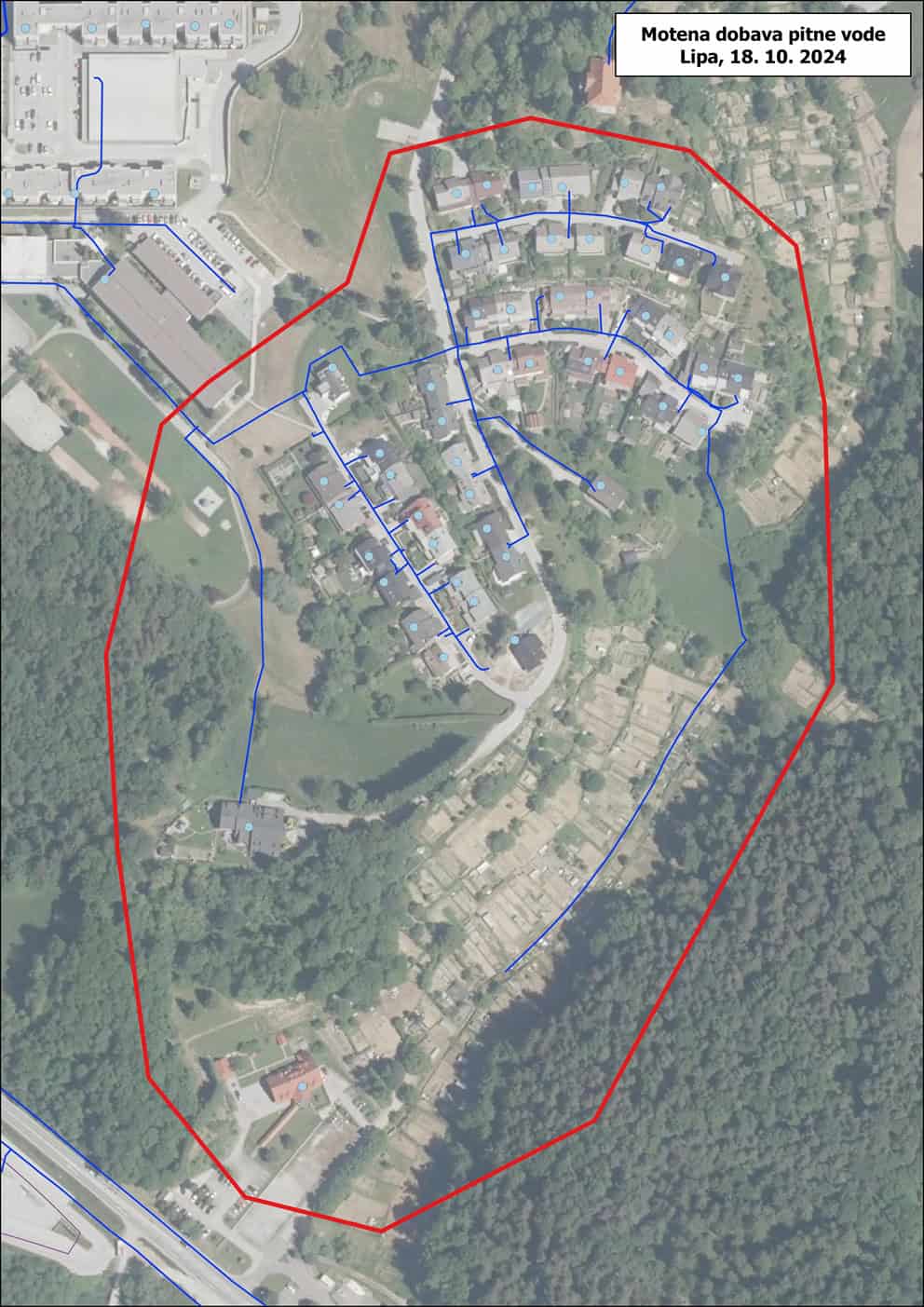 Motnje pri dobavi pitne vode - Lipa