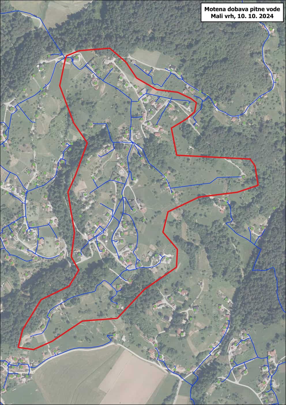 Jutri motena dobava pitne vode - Mali Vrh