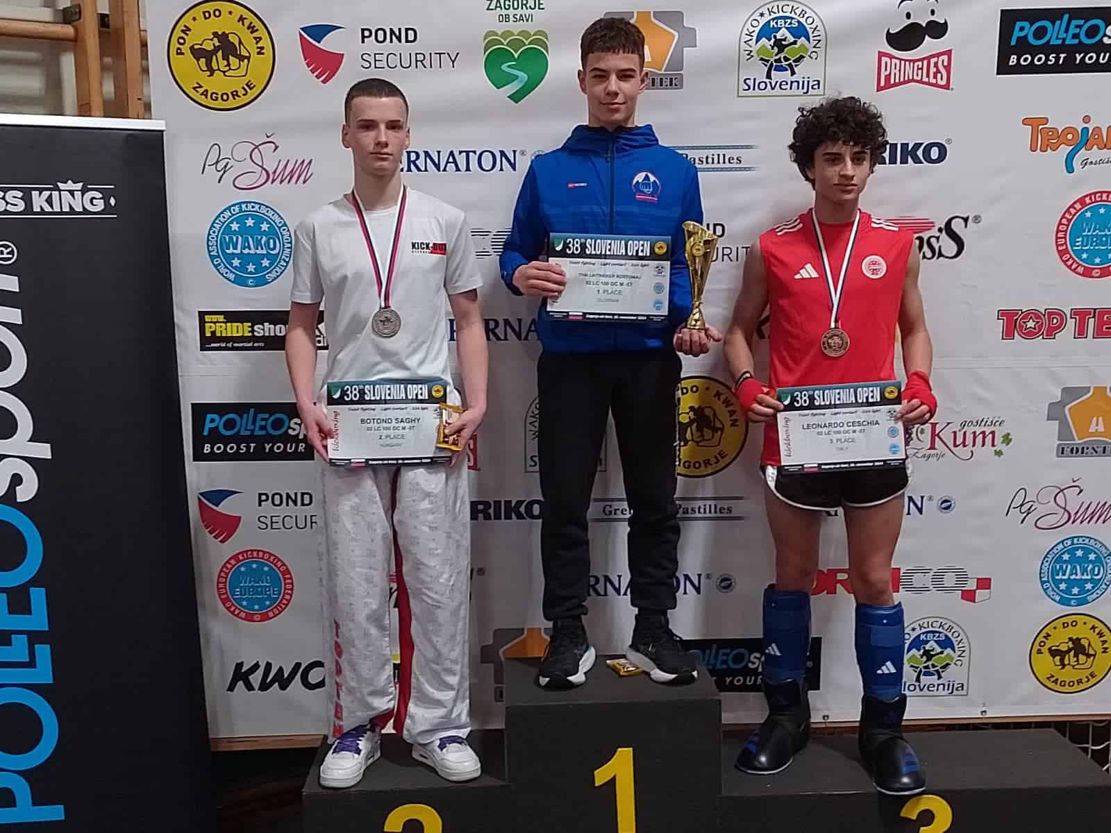 Skalčki blesteli na 38. Slovenia Open v Wako kickboksu