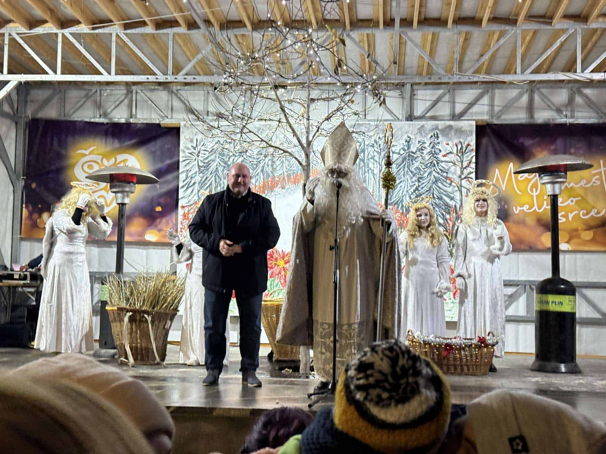 Foto: Miklavž z obiskom in darilci razveselil najmlajše v Šoštanju