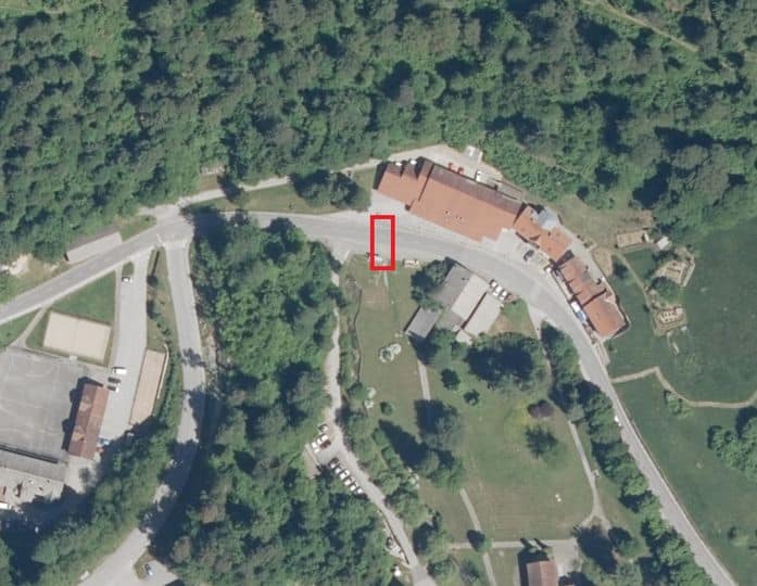 Obvestilo o zapori ceste pri kuhinji Bolnišnice Topolšica