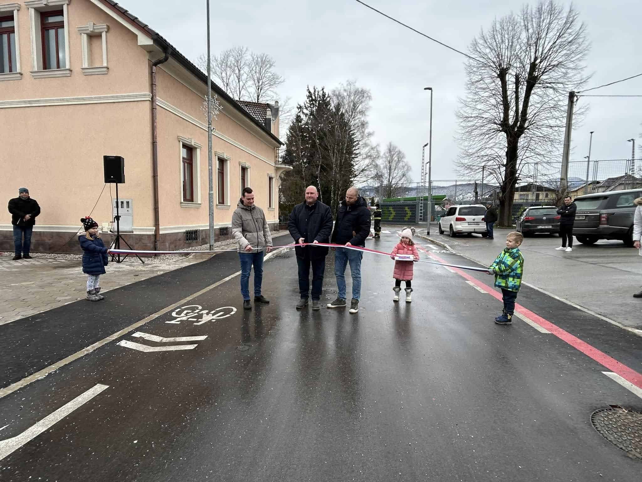 Občina Šoštanj s krajšo slovesnostjo predala namenu prenovljeno Cankarjevo cesto