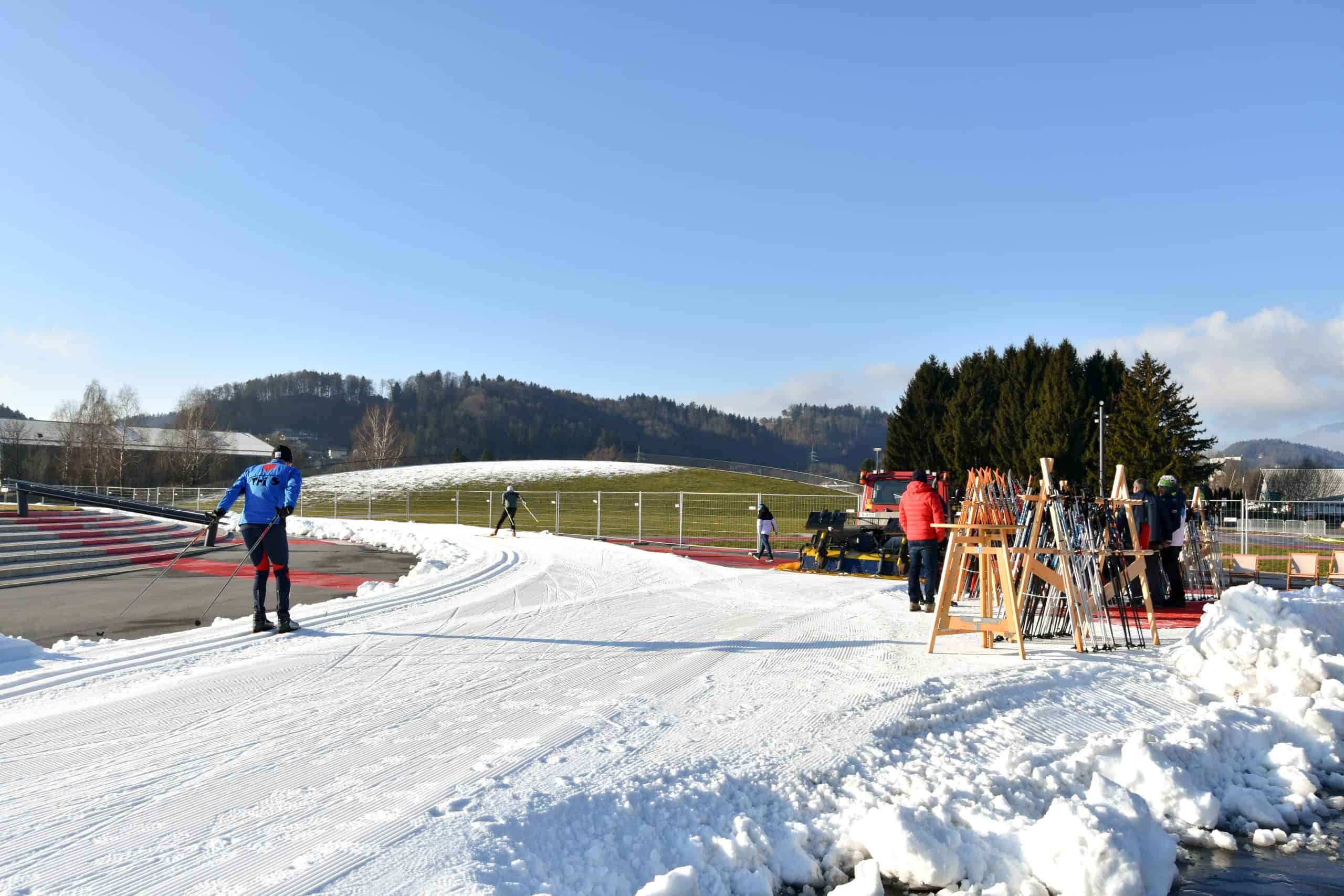Obvestilo: Tekaška proga na Visti zaradi močnega vetra zaprta