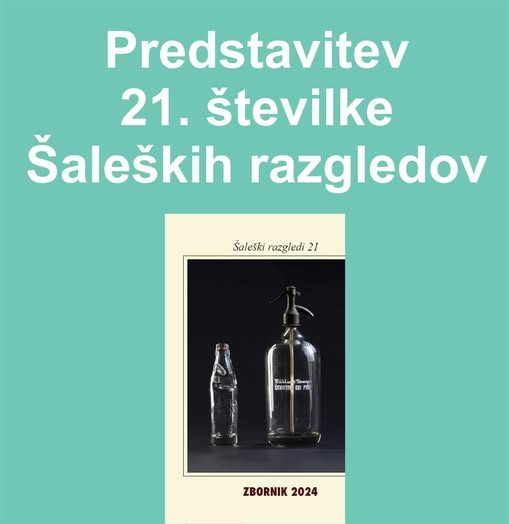 Mestna knjižnica Šoštanj vabi: V torek predstavitev 21. številke Šaleških razgledov