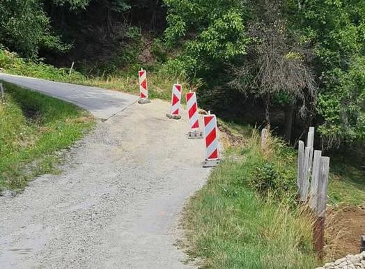 Do nadaljnega zaprta cesta Sotler - Jevšek v Ložnici