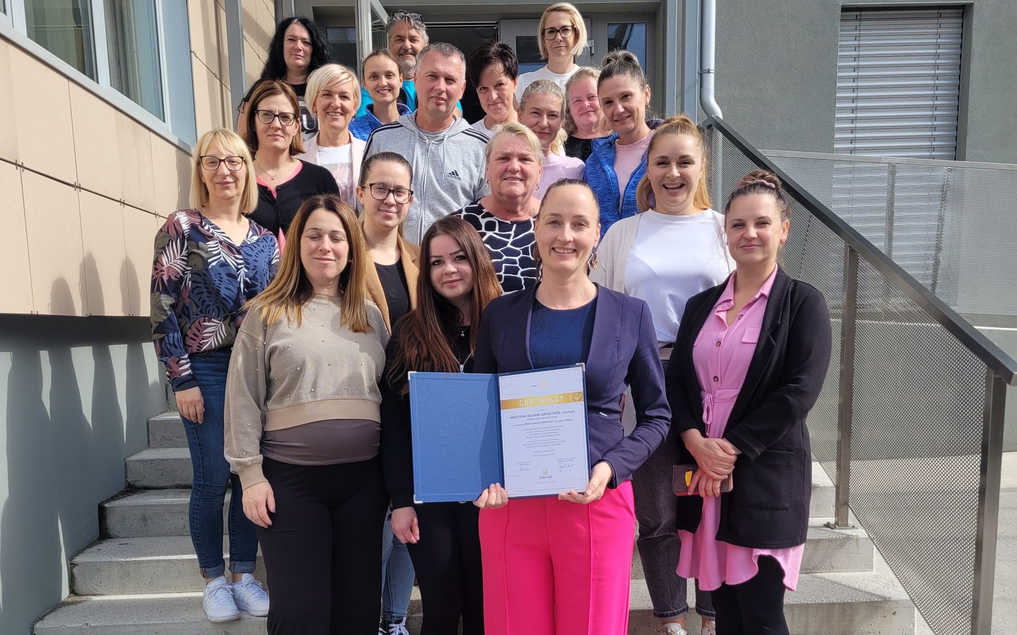 VDC Saša prejel Certifikat kakovosti Eqalin