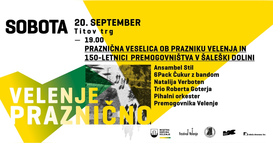 Velenje praznuje: Vrhunec praznovanja bo sobotna praznična veselica