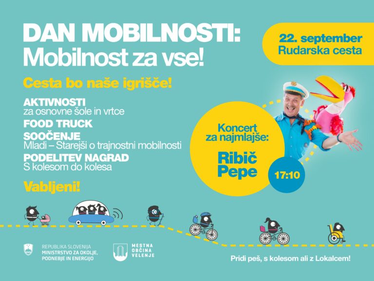 Ob zaključku tedna mobilnosti danes za promet zaprta Rudarska cesta