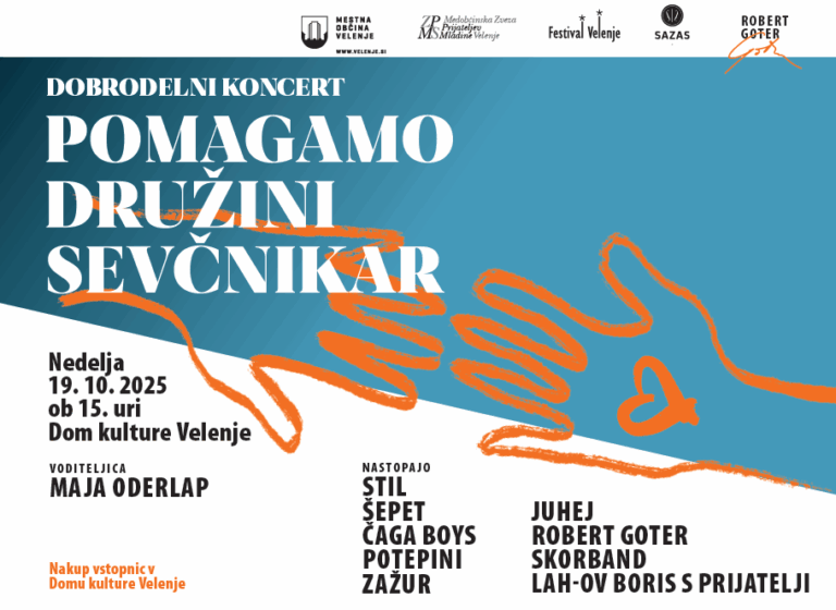 Dobrodelni koncert: Pomagajmo v požaru prizadeti družini Sevčnikar