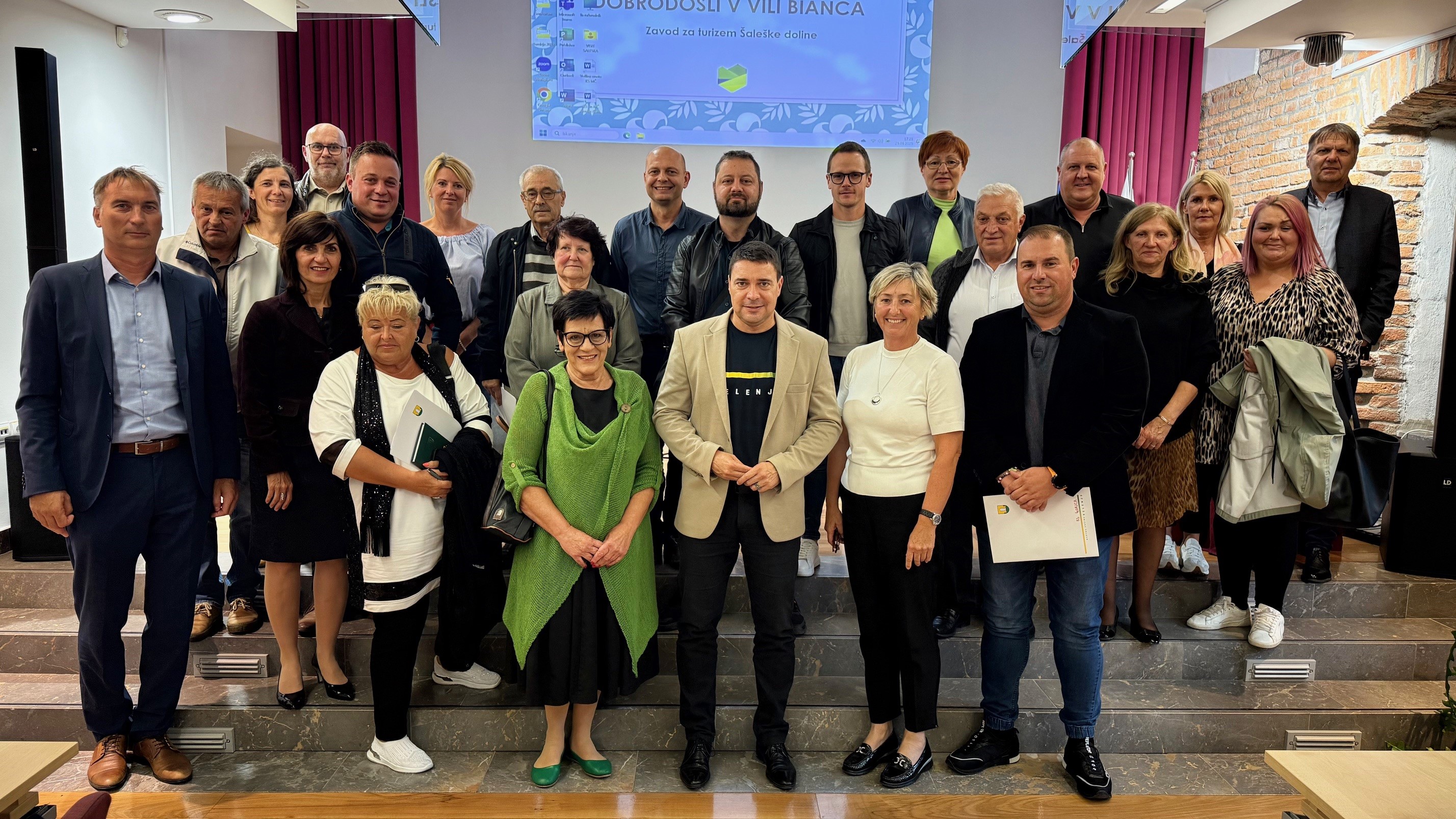 Velenjski župan ob prazniku občine sprejel predsednike krajevnih skupnosti in mestnih četrti