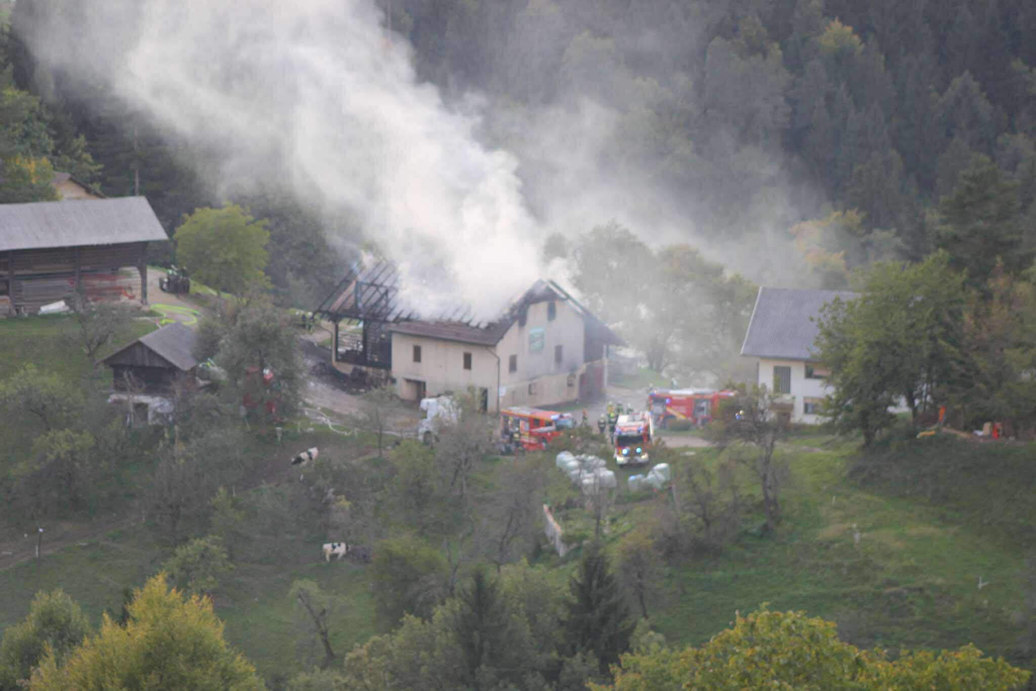 V Plešivcu izbruhnil požar