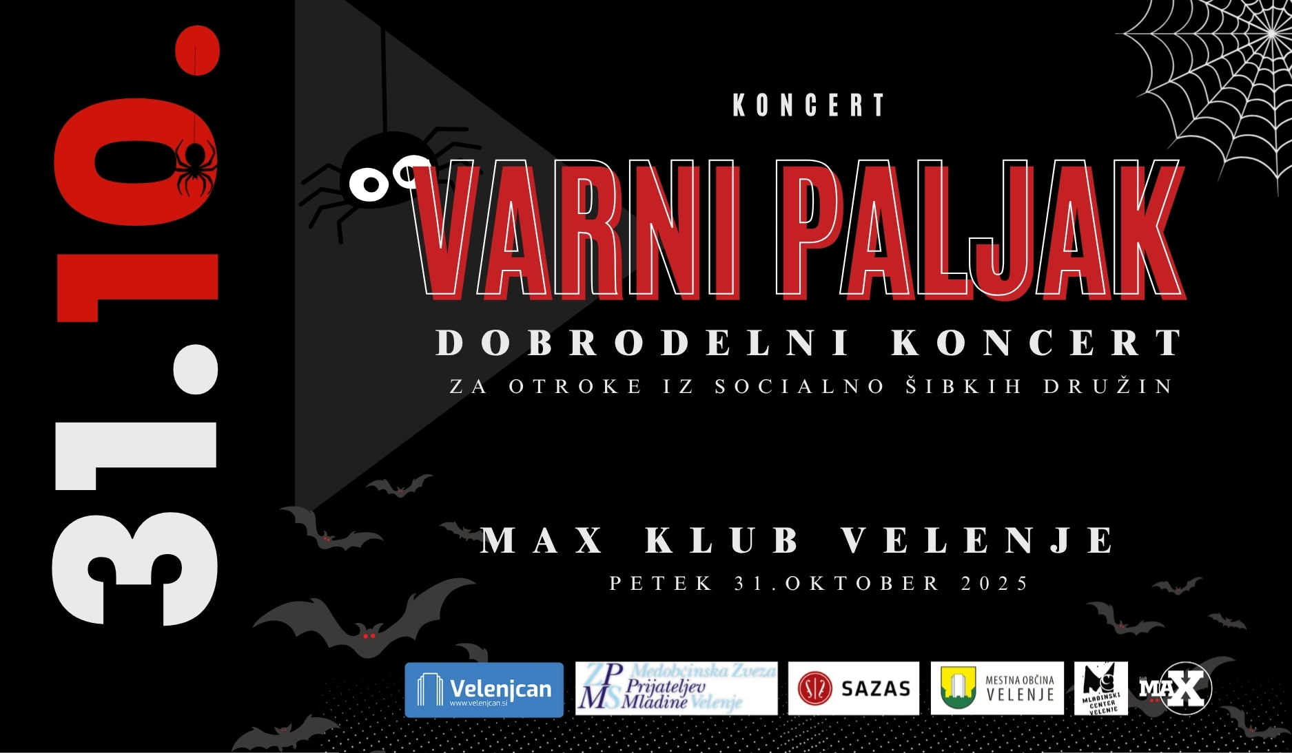 VABLJENI: Dobrodelni koncert zasedbe Varni Paljak v Max klubu