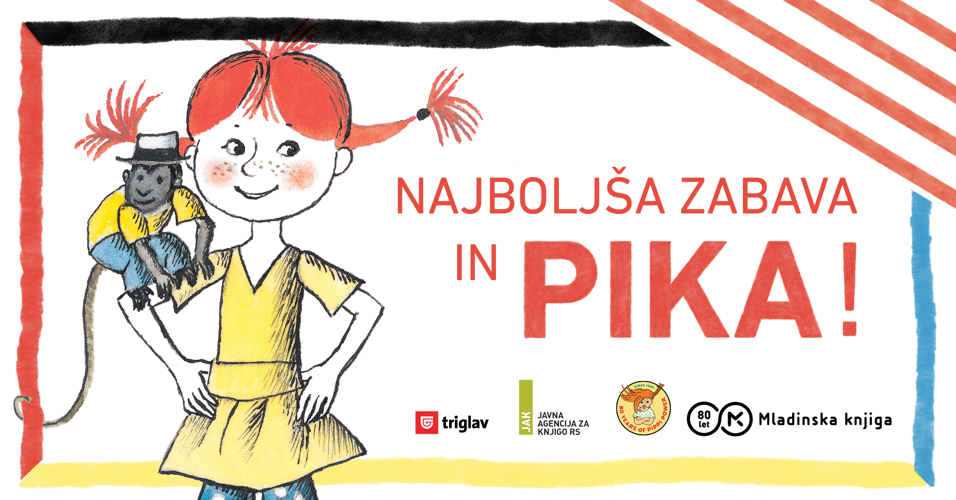 V Mladinsko knjigo Velenje danes prihaja Pika Nogavička!