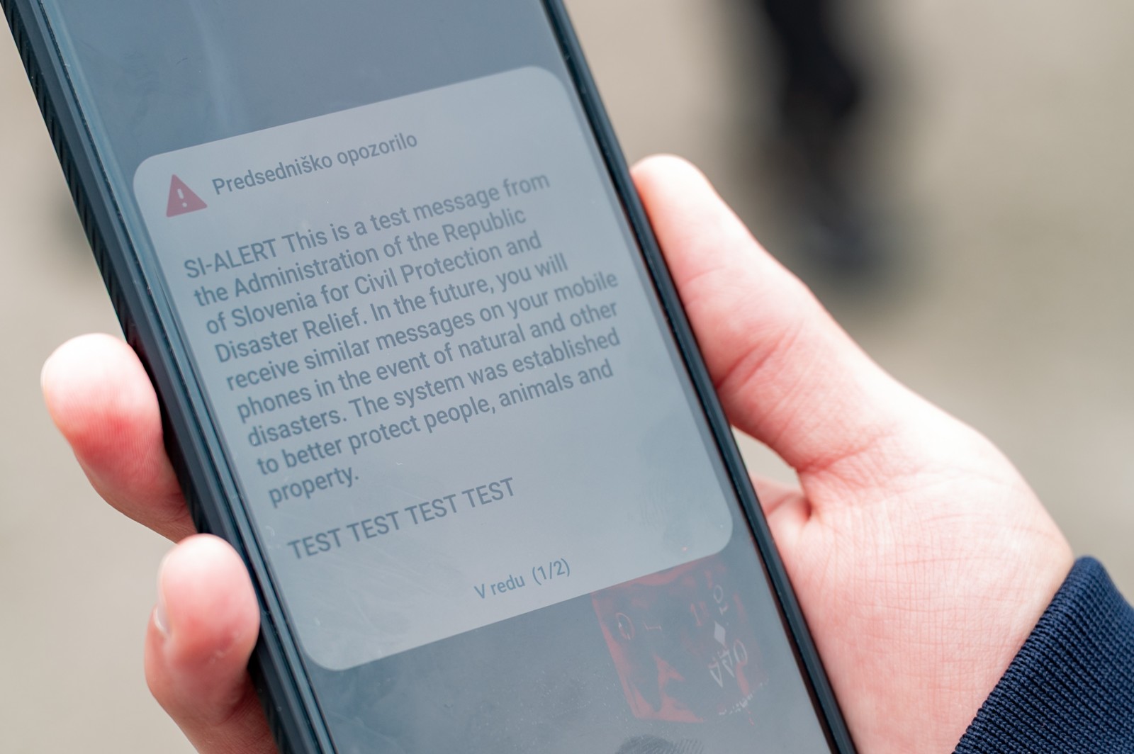 Ponovno testiranje sistema SI-Alarm bi bilo mogoče izvesti v začetku prihodnjega leta