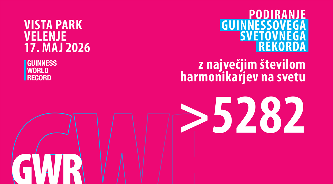 Harmonikarji pozor: Odprte prijave za podiranje Guinnessovega rekorda na Visti