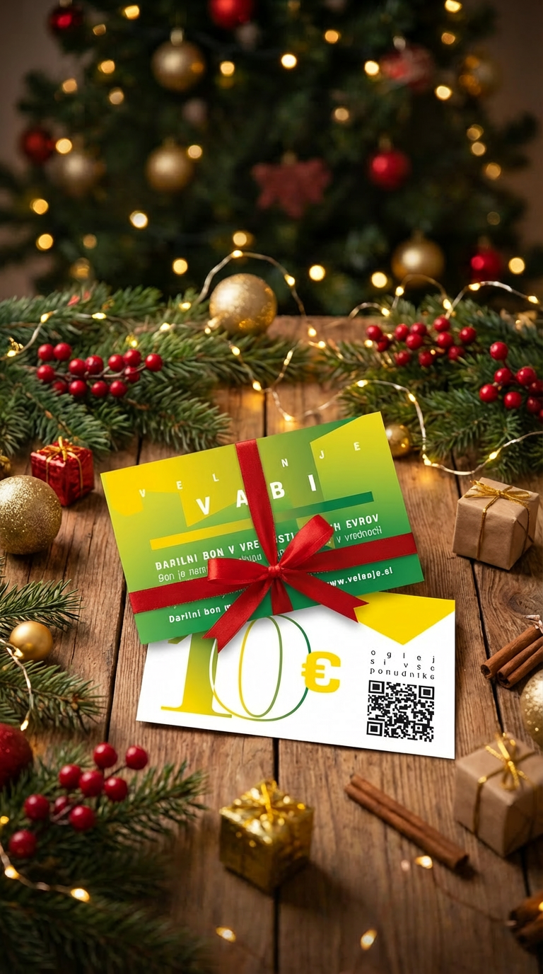 Darilni bon Velenje VABI: Idealno novoletno darilo