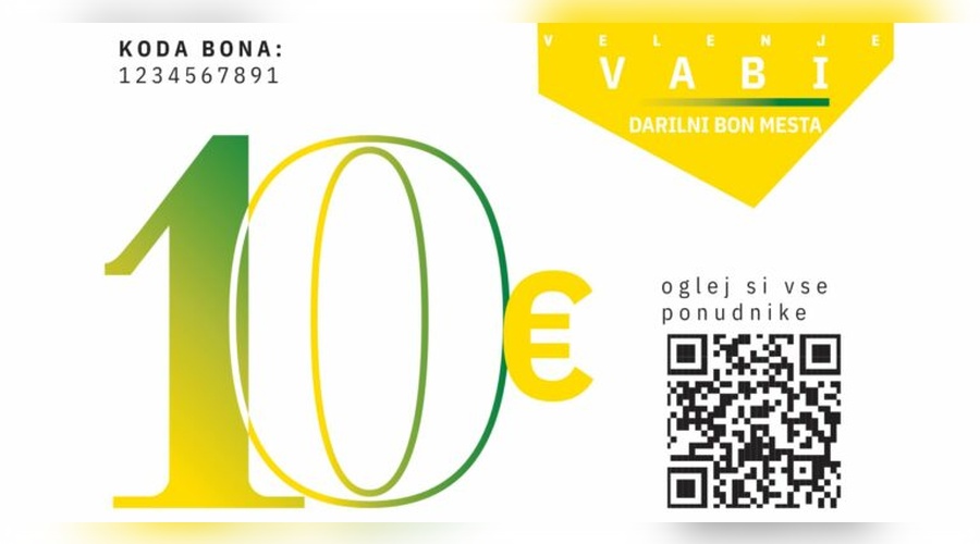 Mestni darilni bon Velenje VABI: Idealno darilo za vsakogar